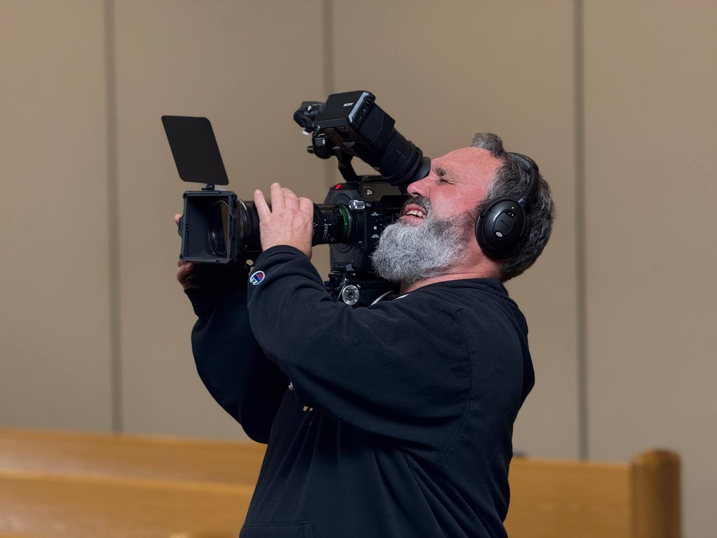 Eric Dowdy shooting handheld